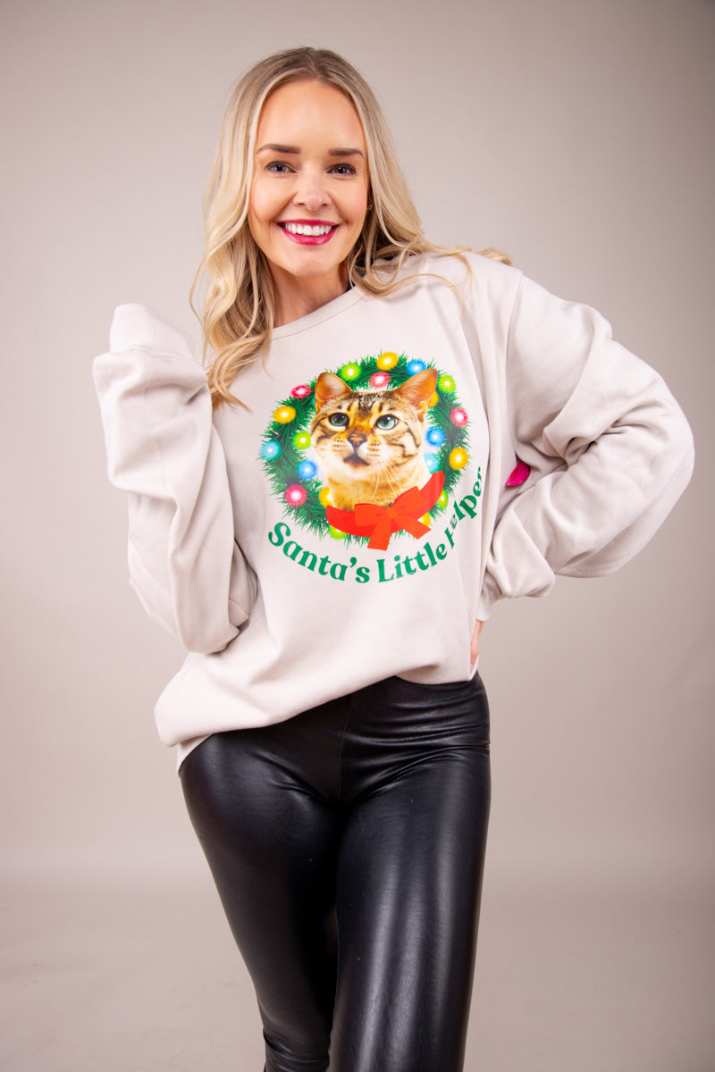 CUSTOM Christmas Sweatshirt- Cat