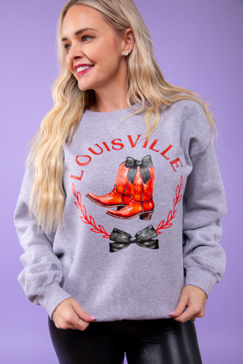 Louisville Preppy Boots Sweatshirt