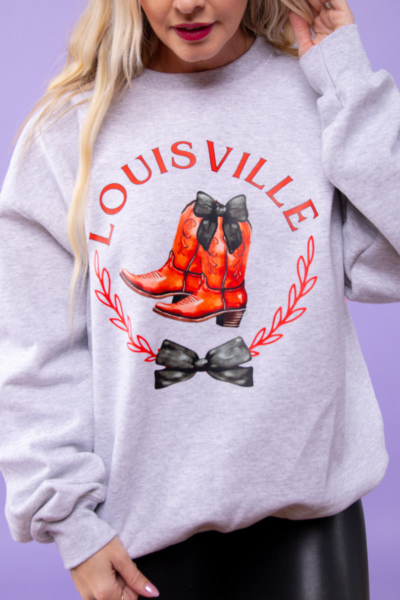 Louisville Preppy Boots Sweatshirt