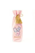 Mahjong Embroidered Wine Bag