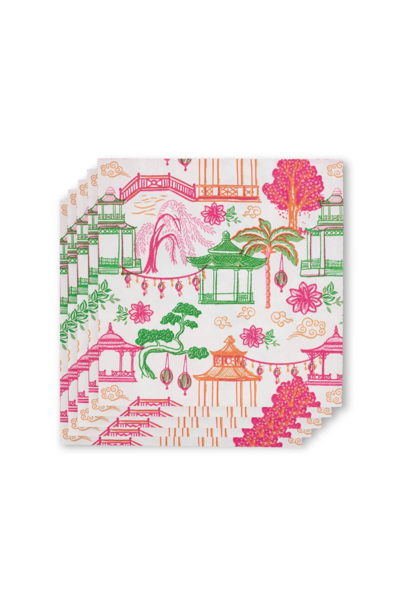 Pagoda Paradise Cocktail Napkins