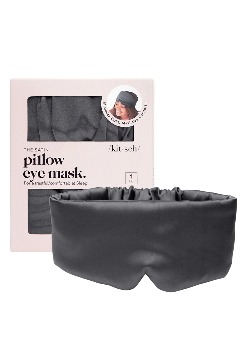 KITSCH The Pillow Eye Mask - Charcoal