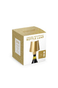 LED Portable Cordless Gold Lampshade with Stopper Attachment