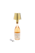 LED Portable Cordless Gold Lampshade with Stopper Attachment