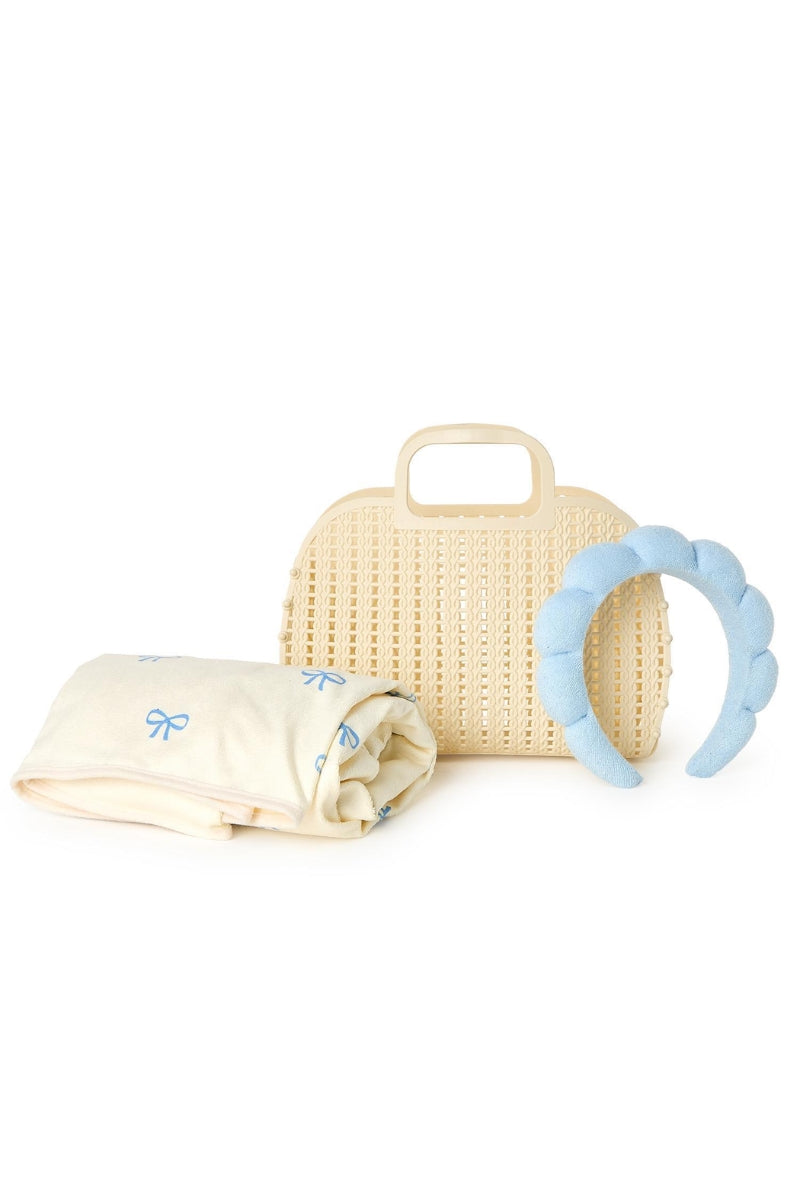 Coquette Spa Headband and Wrap Towel Set