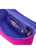 KUSSHI Large Neoprene Train Case-Pink/Indigo