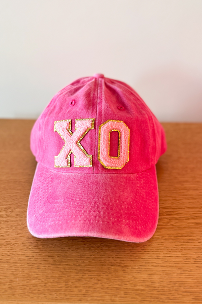 XO Baseball Cap - True Pink