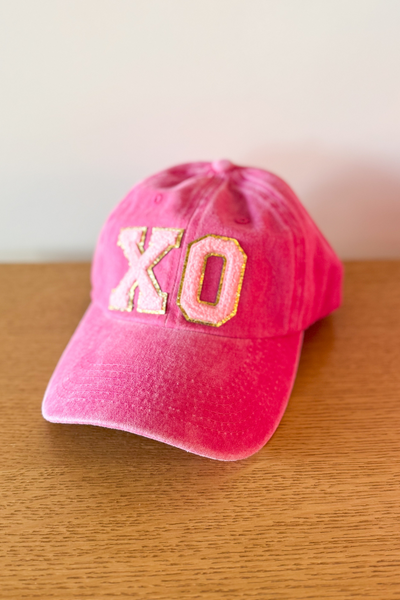 XO Baseball Cap - True Pink