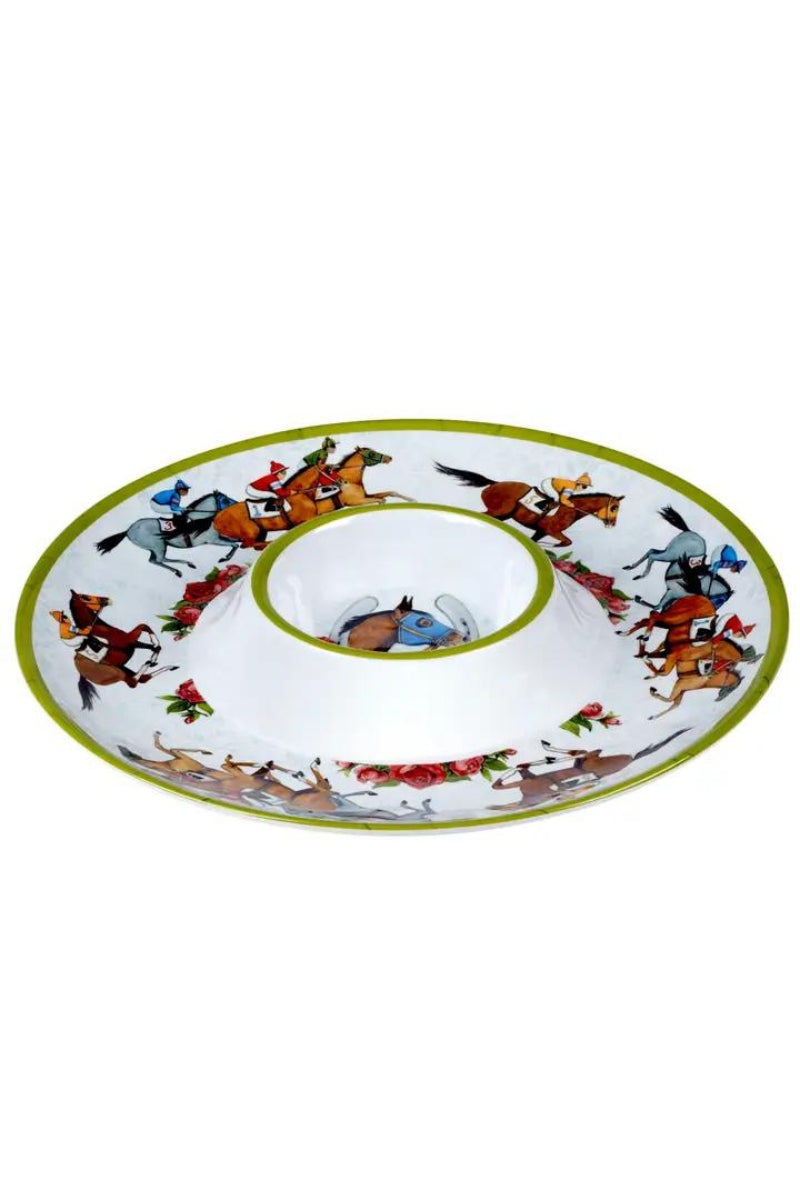 'Day At The Races' Chip and Dip Tray