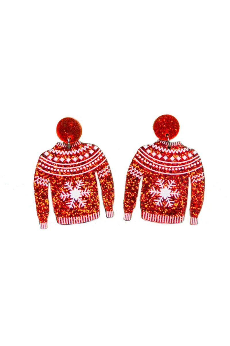 Snowflake Sweater Earrings