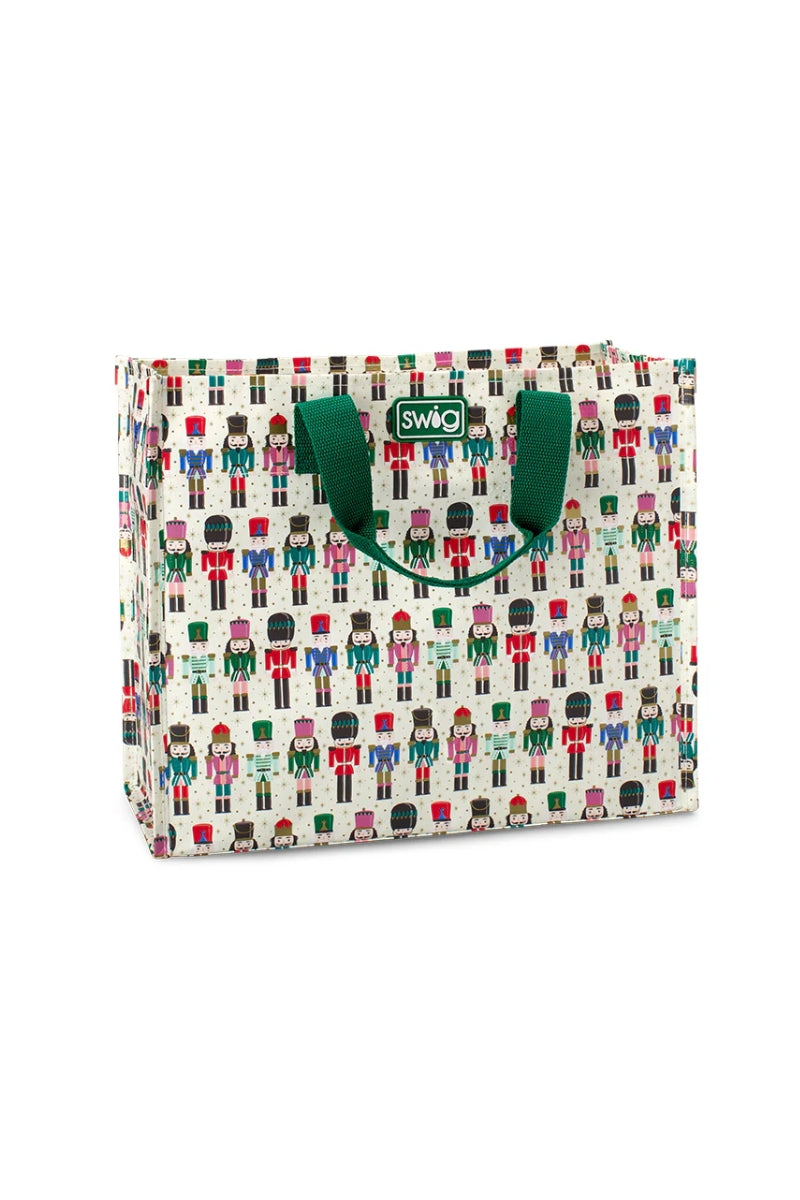 SWIG Medium Reusable Bag-Classic Nutcracker