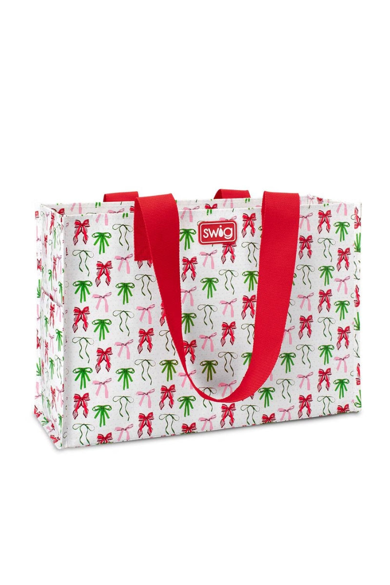 SWIG Large Reusable Bag-Ribbons And Bows