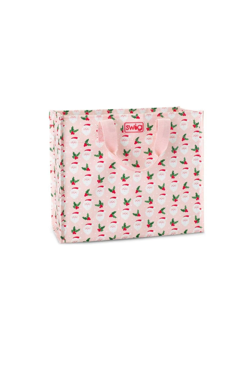 SWIG Medium Reusable Bag-Holly Jolly