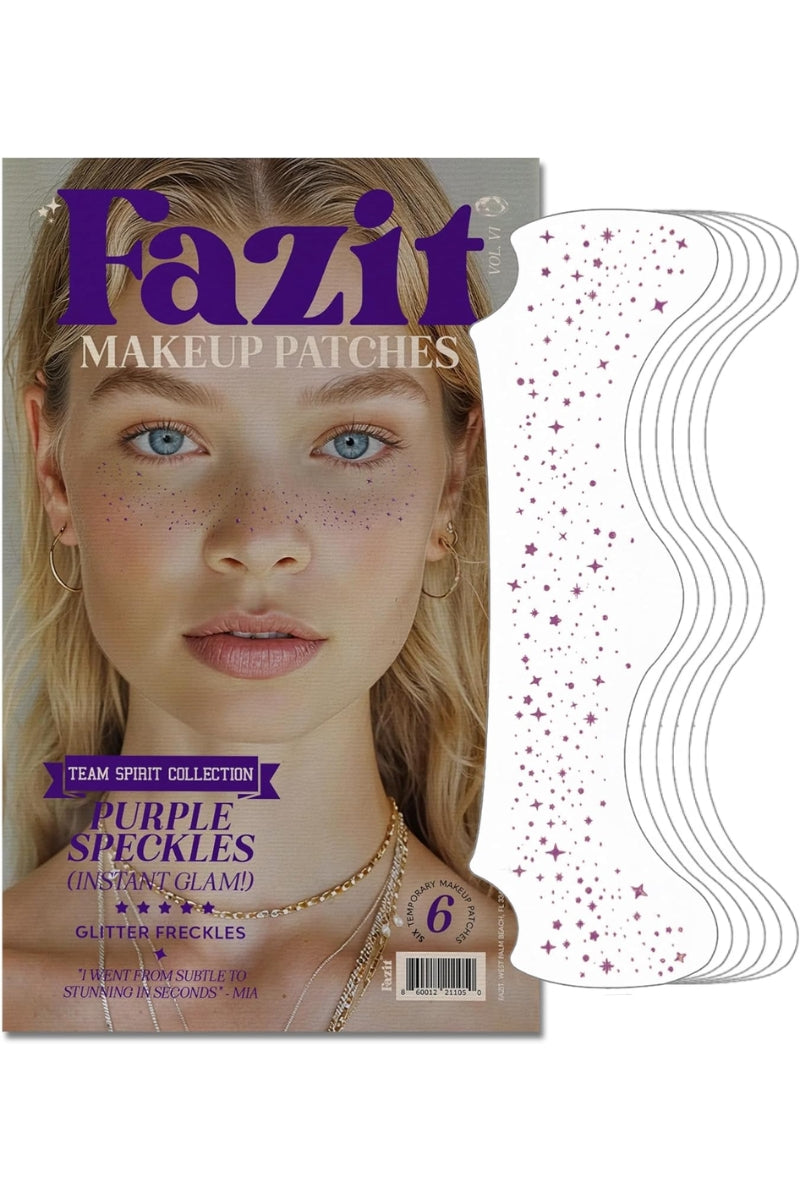 Fazit Glitter Freckles Makeup Patches- Purple Spirit Speckles