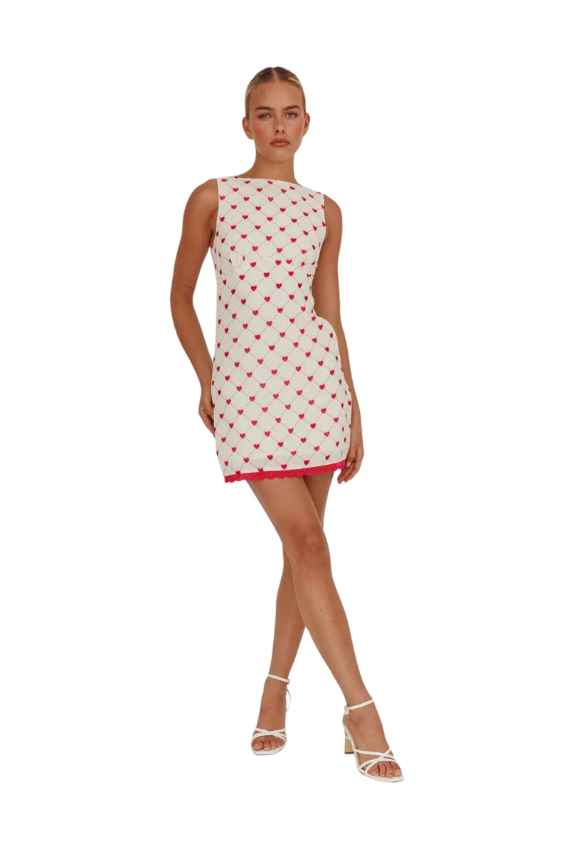 Queen Of Hearts Mini Dress