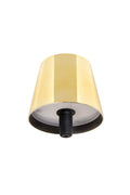 LED Portable Cordless Gold Lampshade with Stopper Attachment