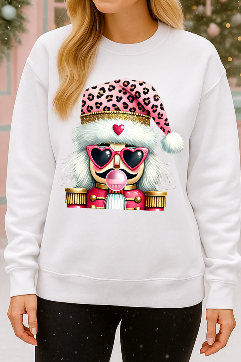 Bubblegum Nutcracker Graphic Sweatshirt