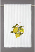 Lemon Waffle Weave Kitchen Towel