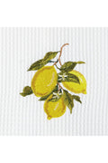 Lemon Waffle Weave Kitchen Towel
