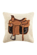 Equestrian Saddle Hook Pillow