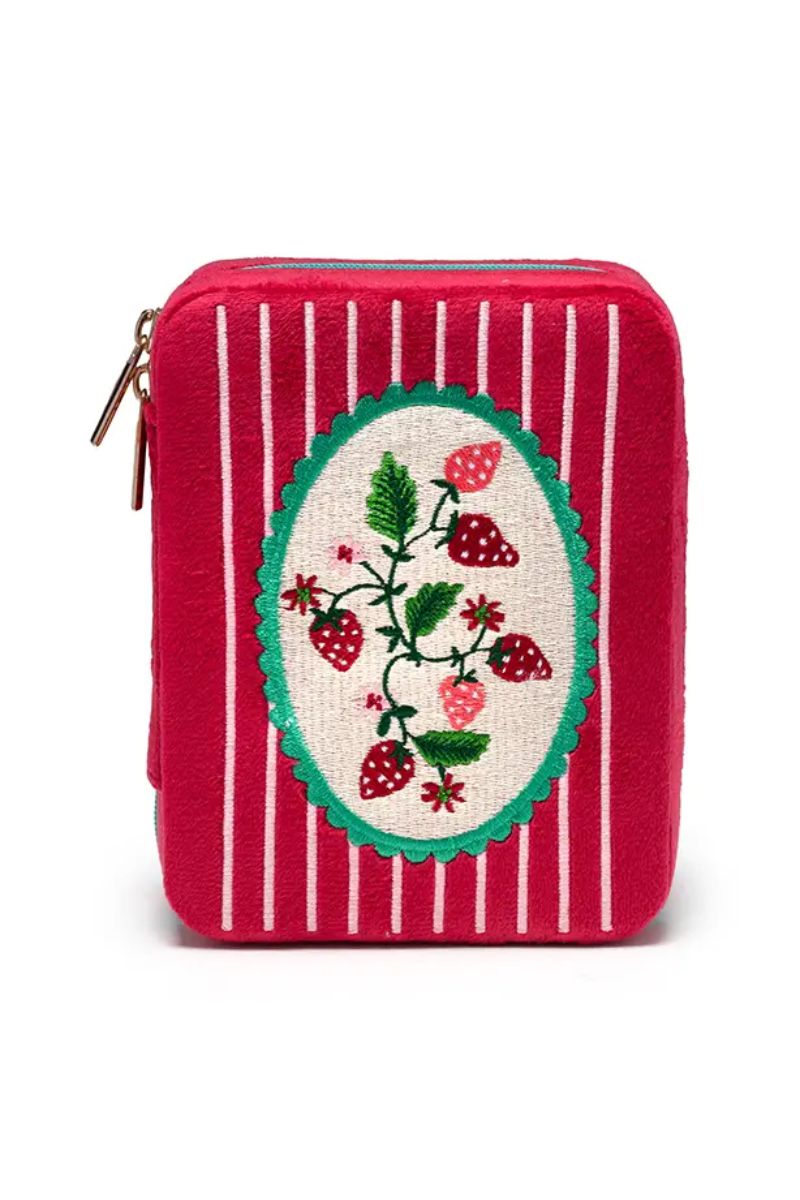 Strawberry Season Velvet Jewelry Case – PinkTag