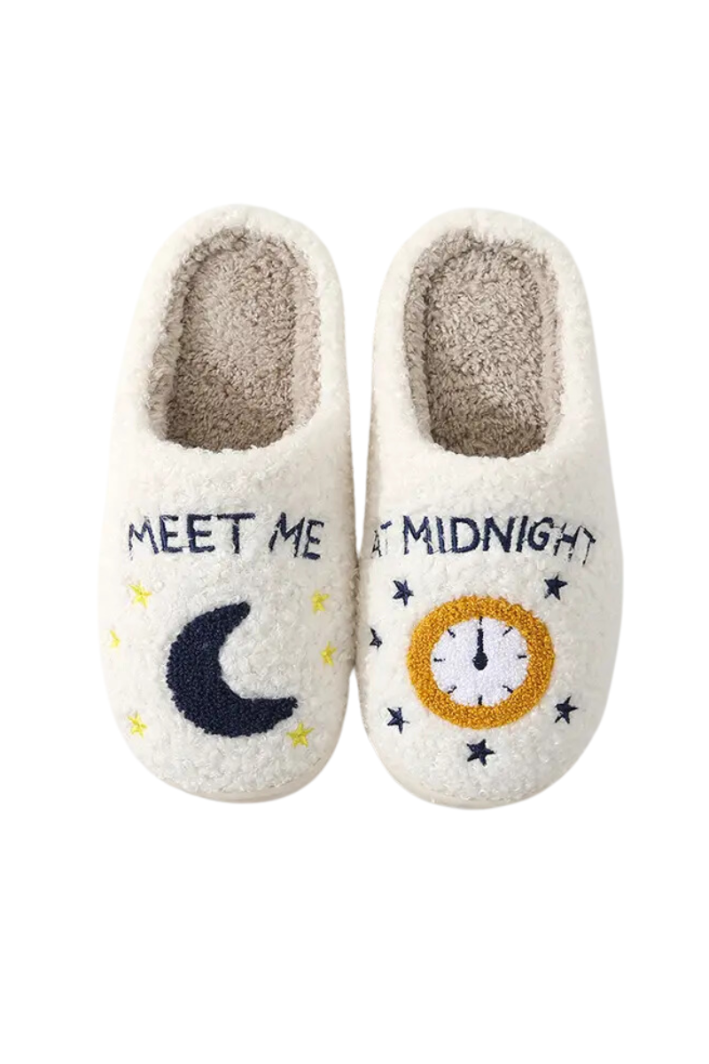 Meet Me At Midnight Slippers