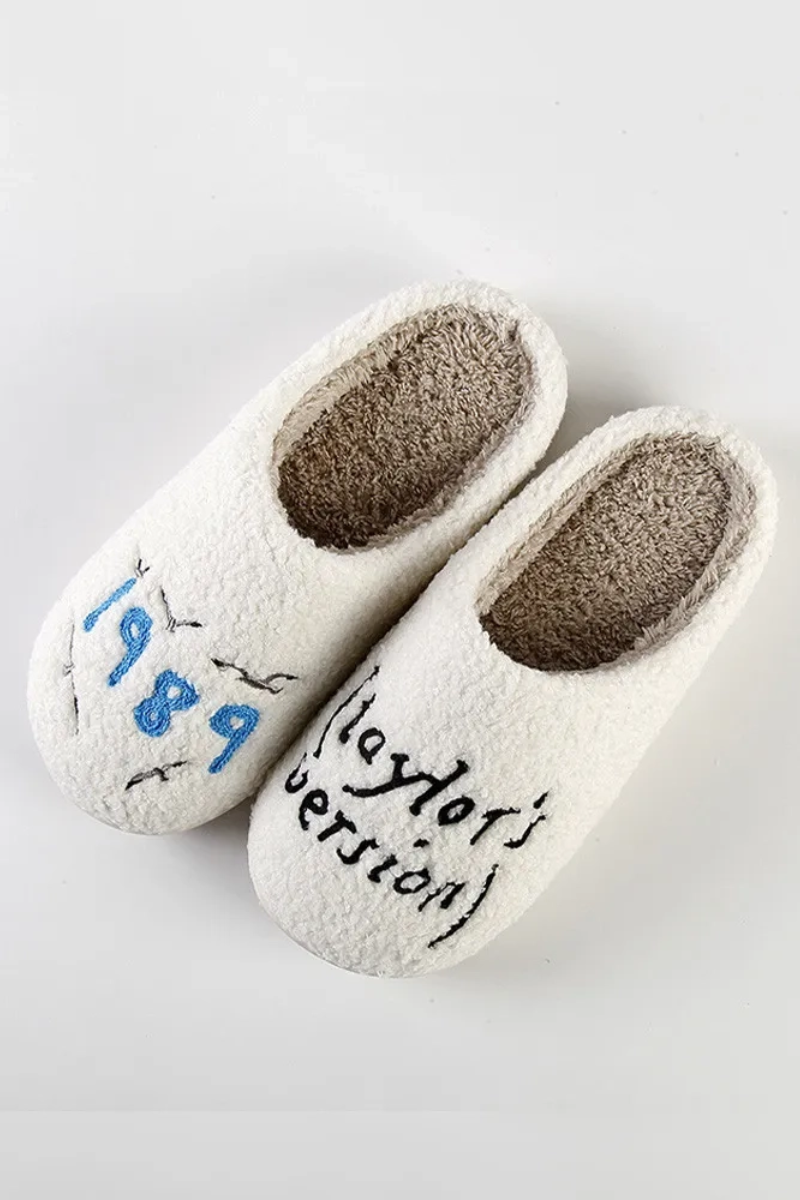 1989 Tay's Version Graphic Slippers