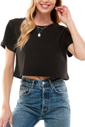 Loving People Premium Cotton Boxy Crop Top