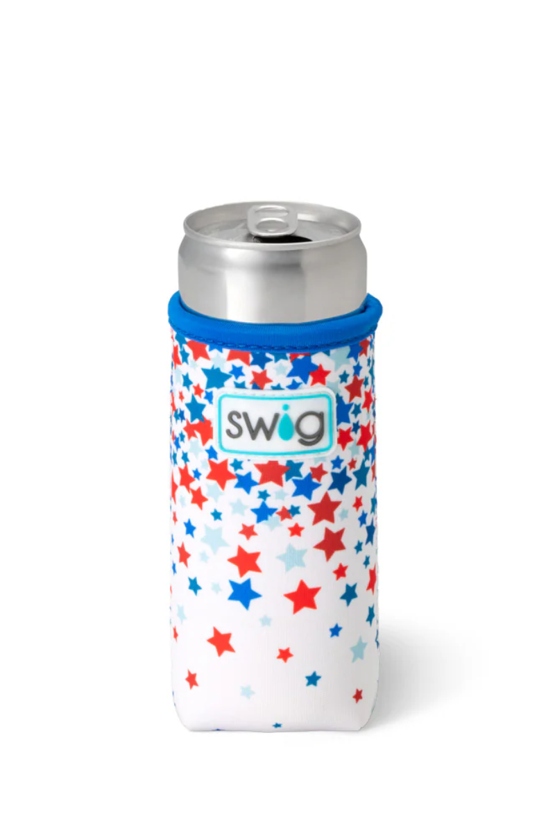 Swig Star Spangled Slim Can Coolie