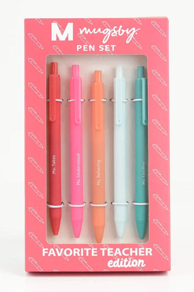 Favorite Teacher Pen Set