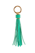 XL Leather Tassel Bag Charm