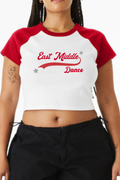 East Middle Dance Raglan Baby Graphic Tee