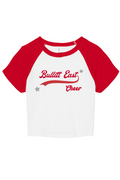Bullitt East Cheer Raglan Baby Graphic Tee