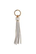 XL Leather Tassel Bag Charm