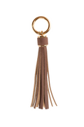 XL Leather Tassel Bag Charm