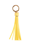 XL Leather Tassel Bag Charm