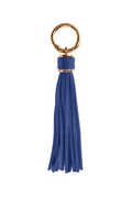 XL Leather Tassel Bag Charm