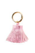 Metallic Leather Tassel