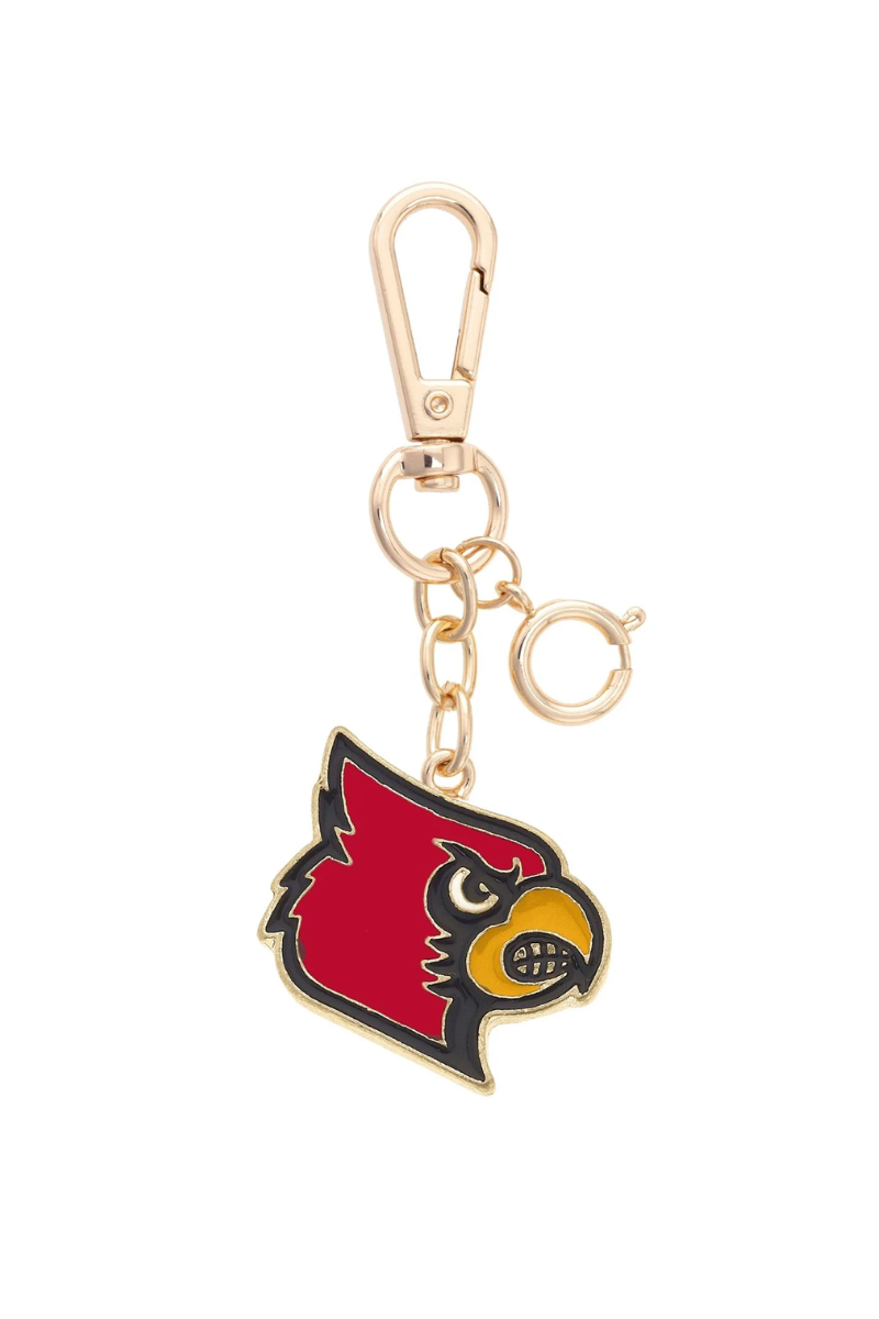 Louisville Cardinals Enamel Logo Bag Charm