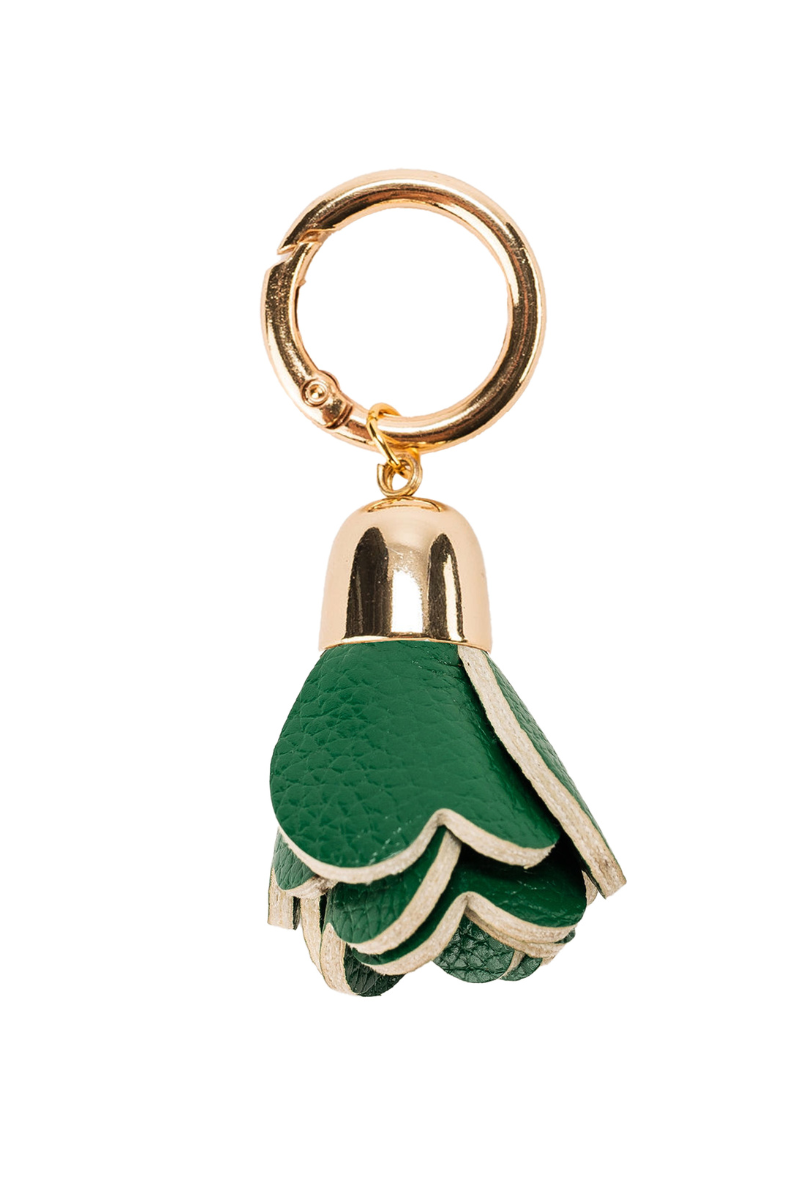 Leather Flower Tassel