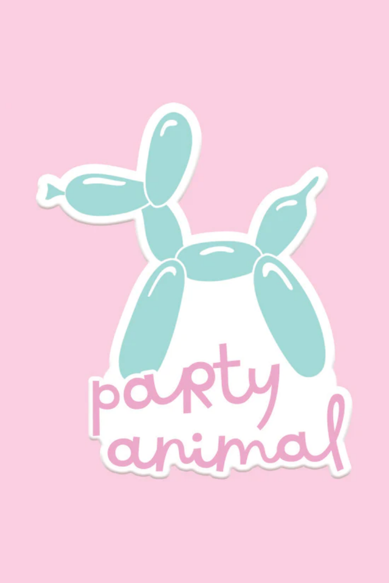 Party Animal Sticker Decal