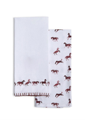 Horse Silhouette Dish Towels