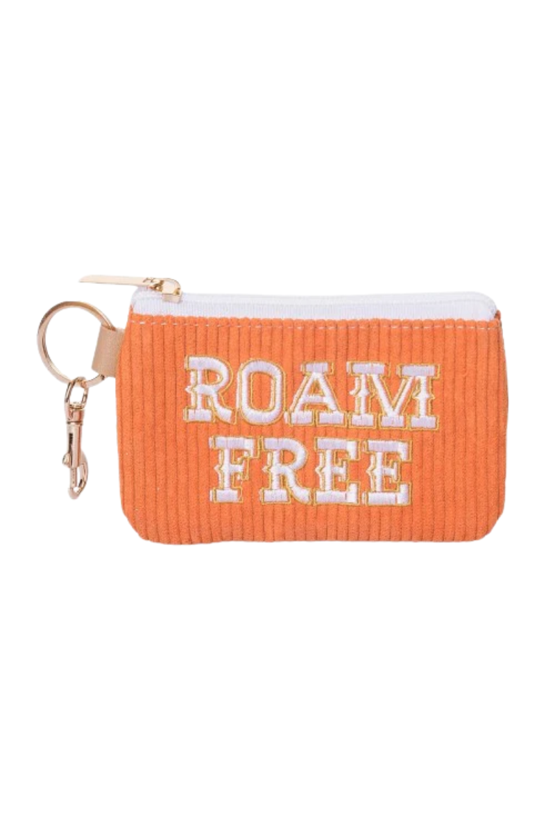 Roam Free Corduroy Zip Wallet