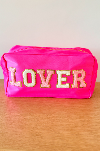 Lover Classic Pouch - Hot Pink Medium