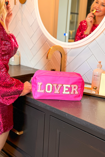 Lover Classic Pouch - Hot Pink Medium