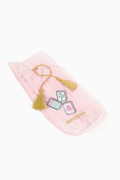 Mahjong Embroidered Wine Bag