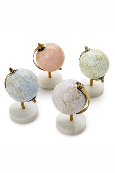 Around The World Mini Globe with Marble Base