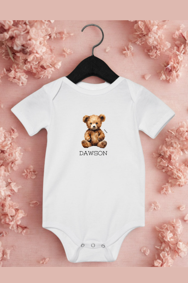 Beary Cute Custom Baby Onesie