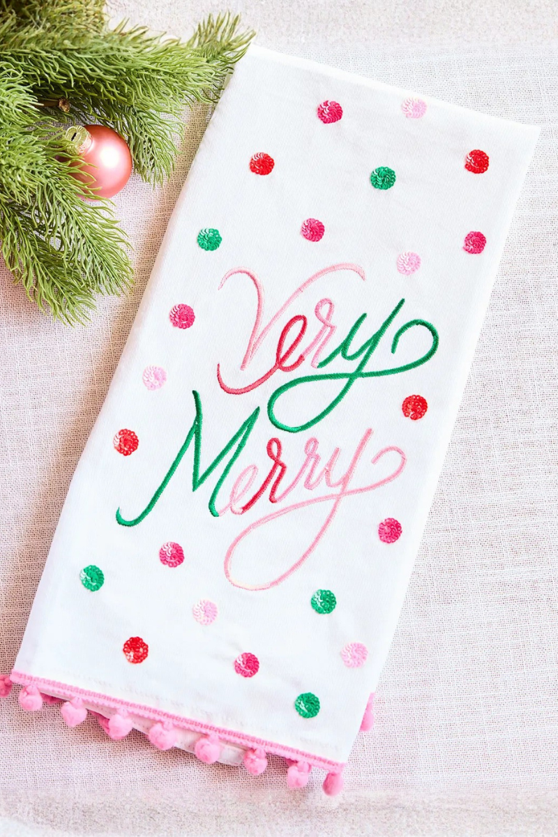 Very Merry Tea Towel