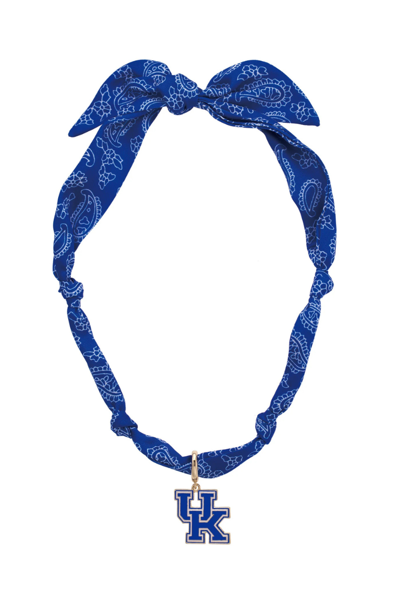 Kentucky Wildcats Logo Bandana Scarf Necklace